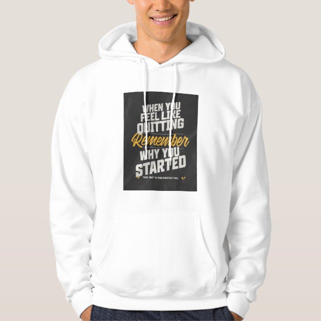 Moletom Hoodie Motivativo (Frente)