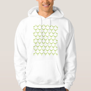 Moletom Hoodie Padrão Geométrico Verde