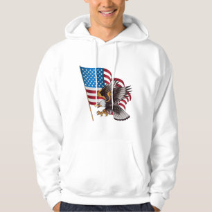 Moletom Hoodie Patriótico dos Homens