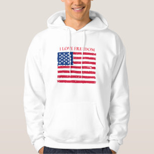 Moletom Hoodie Patriótico dos Homens