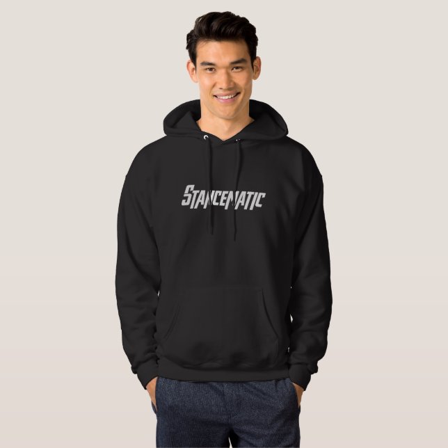 MOLETOM HOODIE PRETO DE STANCEMATIC (Frente Completa)