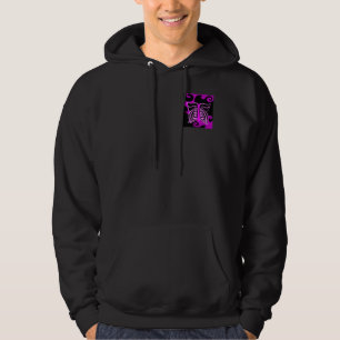Moletom Hoodie preto do fecho de correr dos homens do