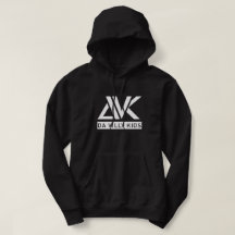 HOODIE PRETO DO LOGOTIPO DVK 3
