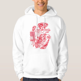 Moletom Hoodie romano das mentes (vermelho da zaragata)