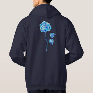 Moletom Hoodie Rosa Azul de Queima