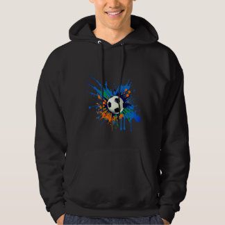 Moletom Hoodie Tri-Blend de Futebol com abertura de cores