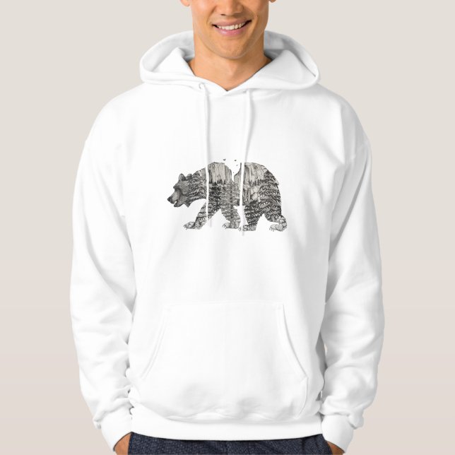 Moletom Hoodie Yosemite Urso (Frente)