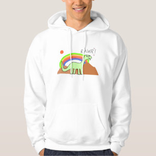 Moletom Hoodies adultos de Rawr do arco-íris