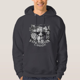 Moletom Hoodies de Vancôver Canadá do Hoodie da lembran