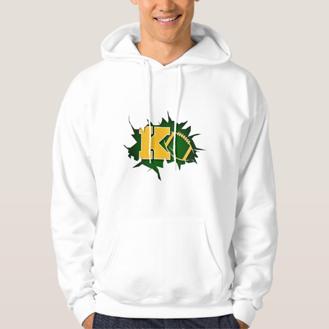 Moletom Hoodies unisex do futebol da juventude de (Frente)