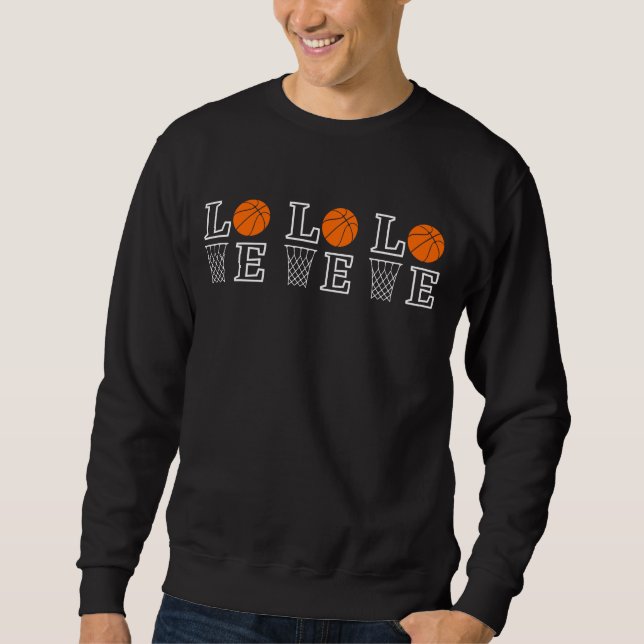 Moletom Hoops de basquete, Presente de Jogador de Basquete (Frente)