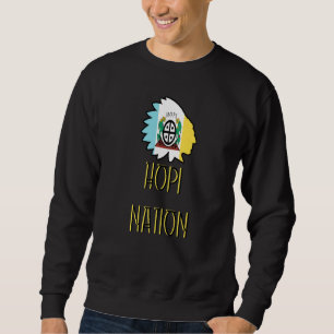 Moletom Hopi Nation Flag Indígenas Nativo Americano Headdr