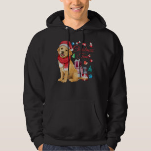 Moletom Hora De Natal Para Um Ouro Bonito Retriever