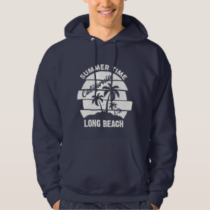 Moletom Horário de Verão California Long Beach Hoodie