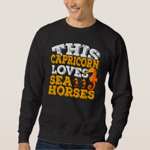 Moletom Horoscópio Sinal Zodiac Capricórnio Adora Cavalos