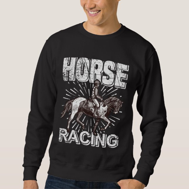 Moletom Horse Racing Club  Rider Rider & Horse (Frente)