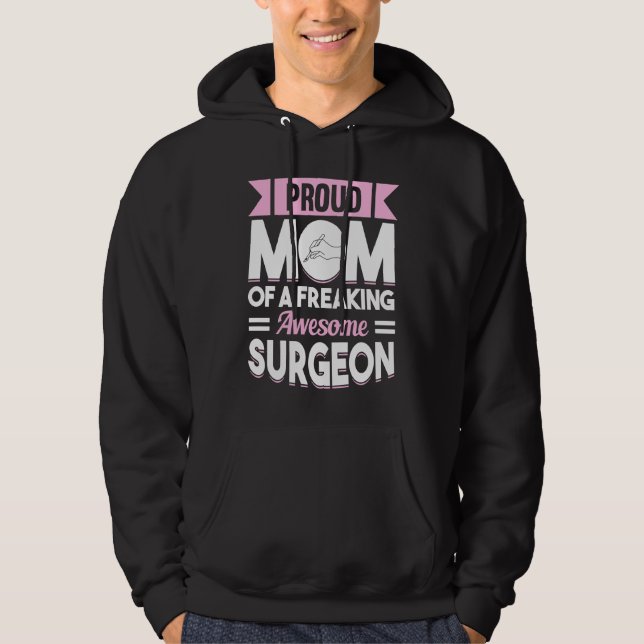 Moletom Hospital Surgery Medical Doctor Mother Surgeon Mom (Frente)