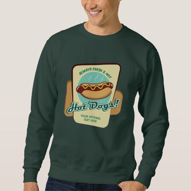 Moletom Hot Dog de Texto Personalizado (Frente)