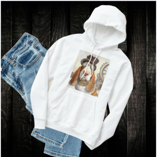 Moletom Hound Basset Steampunk