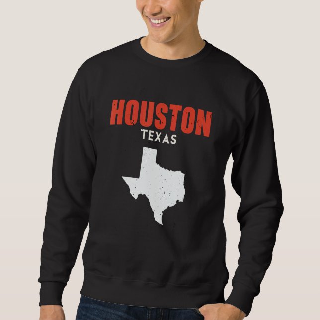 Moletom Houston Texas USA State America Travel Texan (Frente)