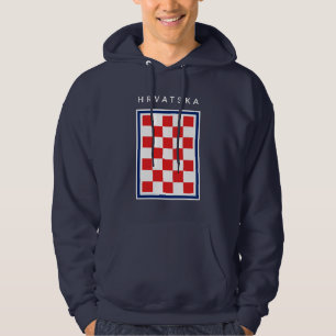 Moletom Hrvatska Checker Azul Fronteira