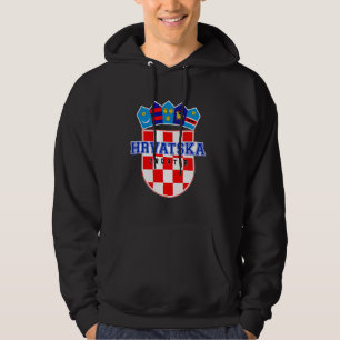 Moletom Hrvatska, Croácia, Hrvatska zastava, Croácia