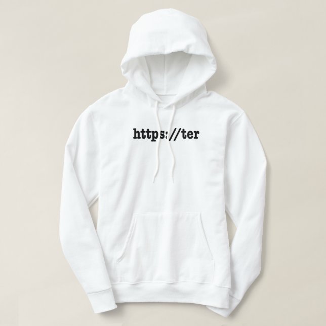 Moletom https://ter / código html (Frente do Design)