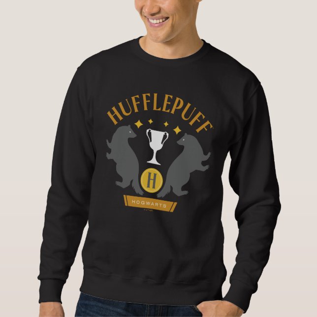 Moletom HUFFLEPUFF™ Badger and Cup House Pride Graphic (Frente)