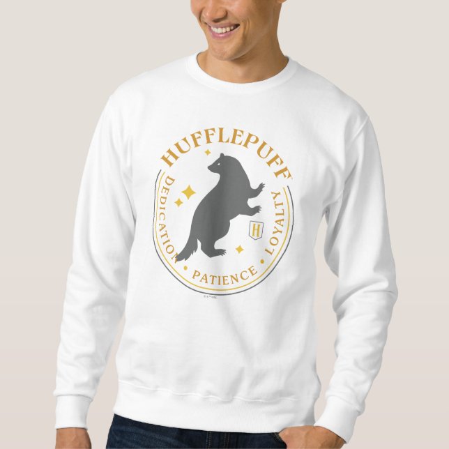 Moletom HUFFLEPUFF™ Badger House Pride Badge (Frente)