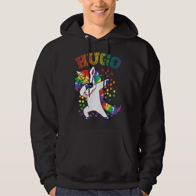 Moletom Hugo Dabbing Unicorn (Frente)