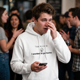 Moletom Humor de Introvertido Cheguei Vi Quis Voltar para