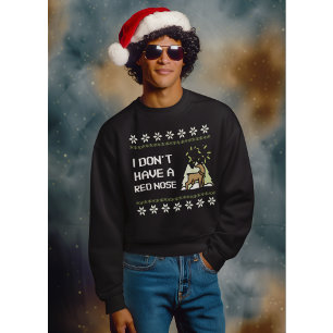 Moletom Humor Natal Divertido Rena