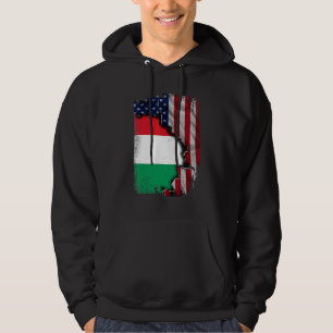 Moletom Húngaro RAÍZES  Meia Bandeira Americana Patriota H