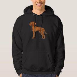 Moletom Húngaro Vizsla Cute Red Cartoon Pointer Cog