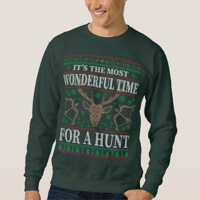 MOLETOM HUNTER'S FUNNY CHRISTMAS  (Frente)