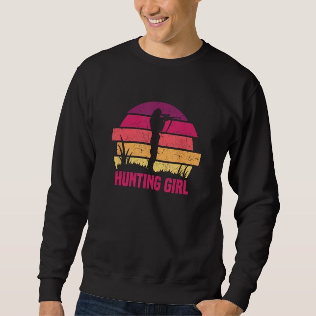 Moletom Hunting Girl Hunter Hunting Clothes (Frente)