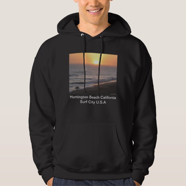 Moletom Huntington Beach "Cidade das Ondas" (Frente)