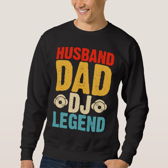 Moletom Husband Dad DJ Legend (Frente)
