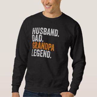 Moletom Husband Dad Grandpa Legend  Occupation Office