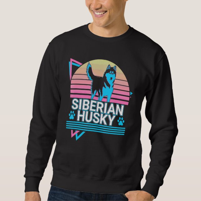 Moletom Husky Siberiano Retro (Frente)