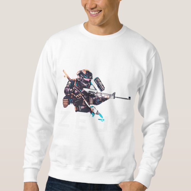 Moletom Hustle Harder T-Shirt Design (Frente)