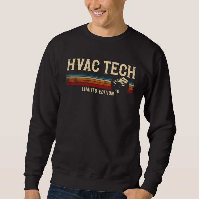 Moletom HVAC Technician Tech Retro Vintage Hvac Tech (Frente)