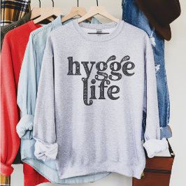 Moletom Hygge Life Cozy Danish Cotação Nórdica Tipografia 