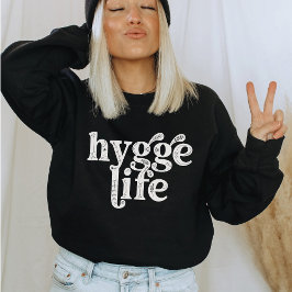 Moletom Hygge Life Cozy Dinamarquês Cotação Nordic Typogra