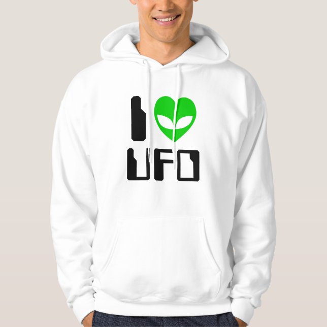 Moletom I Alienígena Heart UFO (Frente)