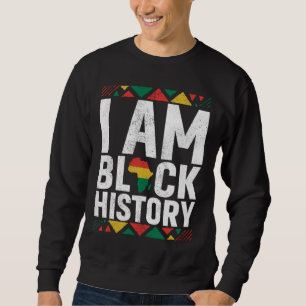 Moletom I Am Black History black History Month Africa Map