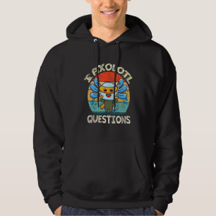 Moletom I Axolotl Pergunta Funny Ninja Shinobi Axolotl Ani