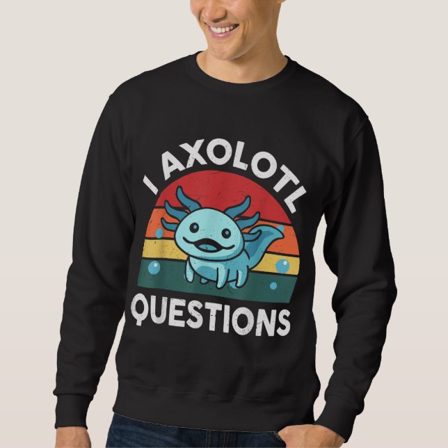 Moletom I Axolotl Perguntas "Cute Axolotl" (Frente)
