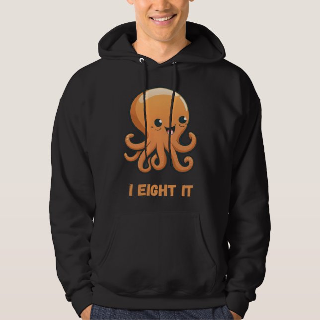 Moletom I Eight It Octopus Squid Coral Tentacles Calamar   (Frente)