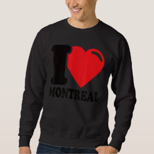 Moletom I Heart Montreal Beaulinda Cidade Canadense I Love